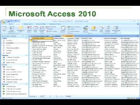 microsoft access database management